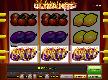 В казино автоматы Ultra Hot Deluxe